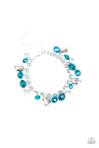 Paparazzi Dazing Dazzle Blue Bracelet