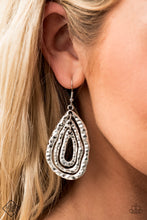 Load image into Gallery viewer, Metallic Meltdown Silver Earrings Fashion Fix
