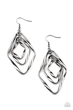 Load image into Gallery viewer, Retro Resplendence Gunmetal Black Earrings
