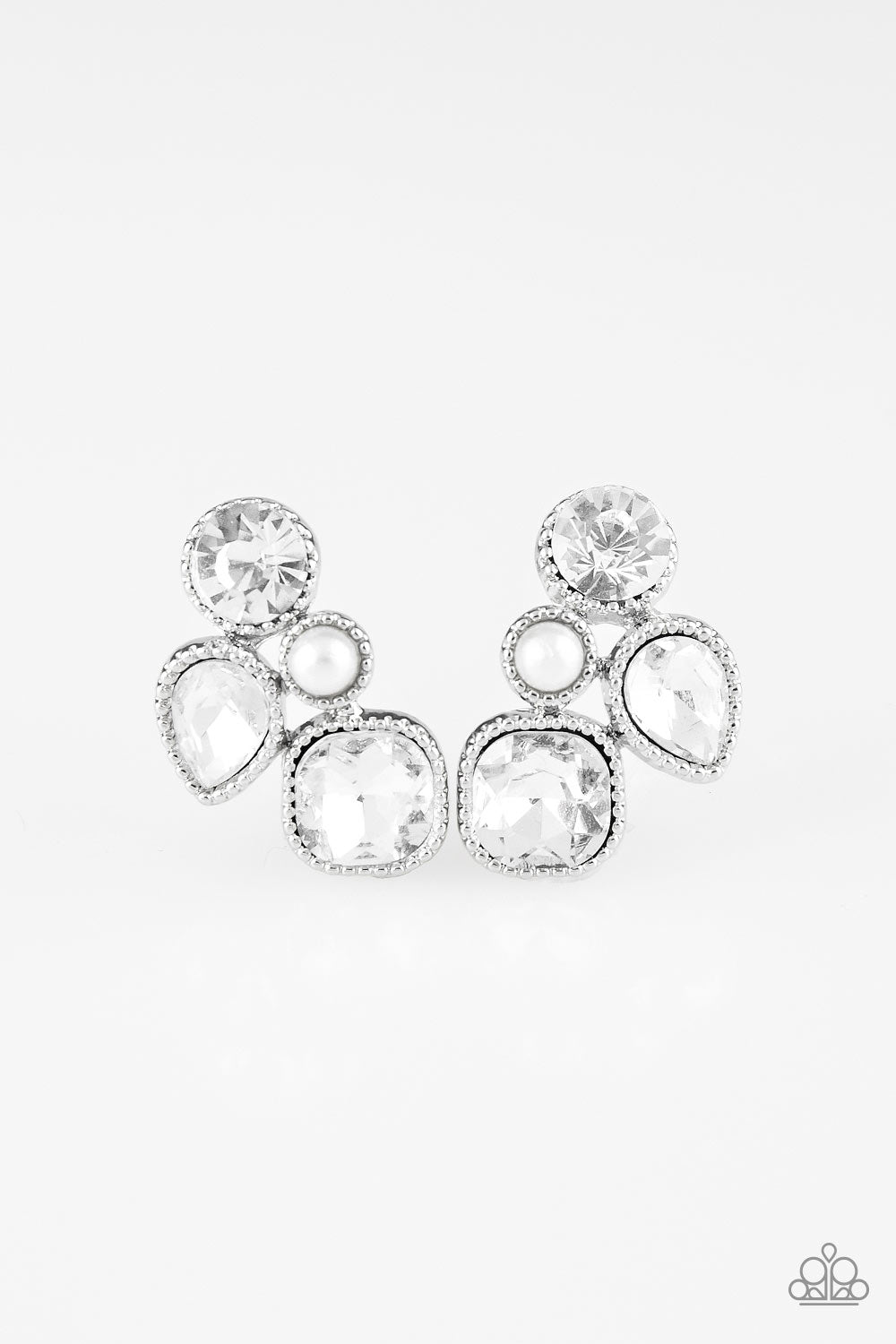 Super Superstar White Post Earrings