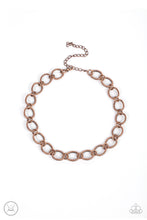 Load image into Gallery viewer, Paparazzi - 90&#39;s Nostalgia - Copper Chocker Necklace
