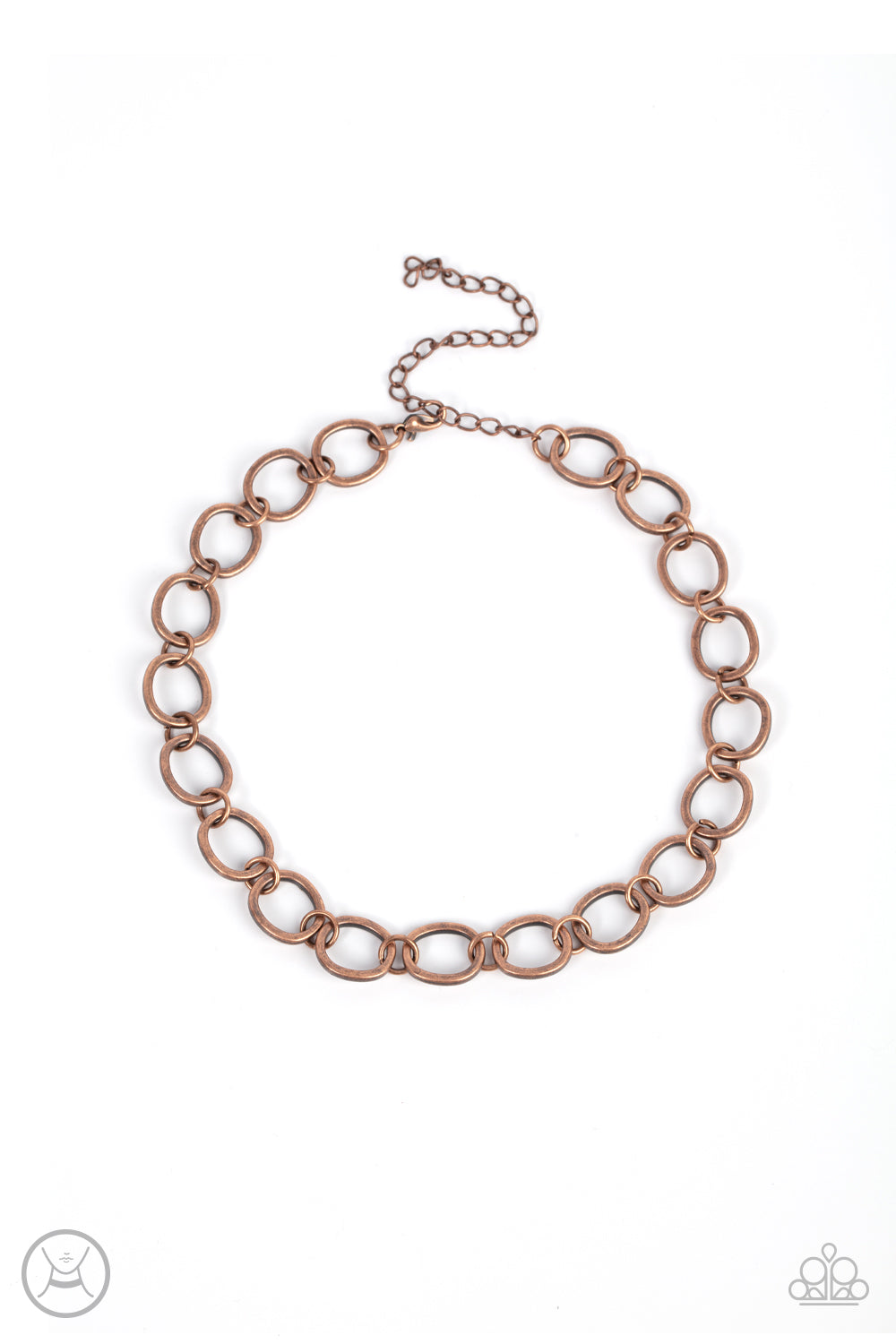 Paparazzi - 90's Nostalgia - Copper Chocker Necklace