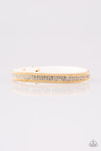 Load image into Gallery viewer, Paparazzi Babe Bling Wrap Snap Bracelet - Choose from White and Brass
