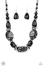 Load image into Gallery viewer, Paparazzi In Good Glazes Black Blockbuster Necklace
