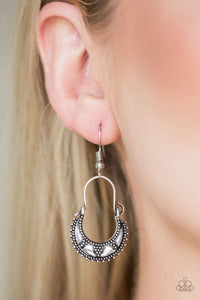 Paparazzi - Industrially Indigenous - Silver Earrings