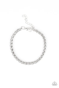 Paparazzi Knocked It Out of the Park - Men's Silver Urban Bracelet