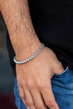 Load image into Gallery viewer, Paparazzi Knocked It Out of the Park - Men&#39;s Silver Urban Bracelet
