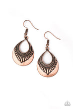 Load image into Gallery viewer, Totally Terrestrial Women&#39;s Copper Earrings
