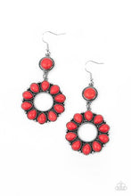 Load image into Gallery viewer, Paparazzi - Back At the Ranch - Red Stone Earrings Exclusive
