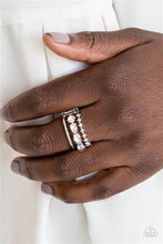 Load image into Gallery viewer, Backstage Sparkle White Rhinestone Ring
