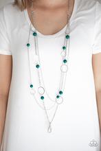 Load image into Gallery viewer, Paparazzi -  Beachside Babe - Long Green Lanyard
