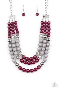 Paparazzi Bead Your Own Drum Purple Necklace