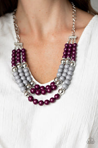 Paparazzi Bead Your Own Drum Purple Necklace