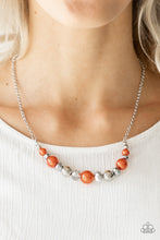 Load image into Gallery viewer, The Big Leaguer Orange Necklace and Very VIP Orange Bracelet - Jewelry Set 22
