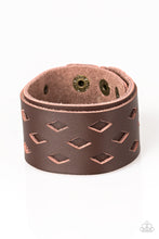 Load image into Gallery viewer, Paparazzi Bucking Bronco Brown Urban Leather Bracelet
