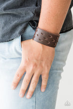 Load image into Gallery viewer, Paparazzi Bucking Bronco Brown Urban Leather Bracelet
