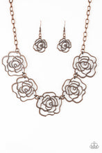 Load image into Gallery viewer, Paparazzi Budding Beauty Flower Necklace - Choose from Cooper and Rose Gold
