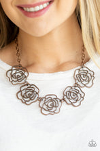 Load image into Gallery viewer, Paparazzi Budding Beauty Flower Necklace - Choose from Cooper and Rose Gold
