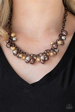 Load image into Gallery viewer, Building My Brand Multicolor - Cooper Chain Necklace Black, Cooper, Gold, Silver Beads
