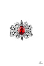 Load image into Gallery viewer, Burn Bright Red Rhinestone Ring
