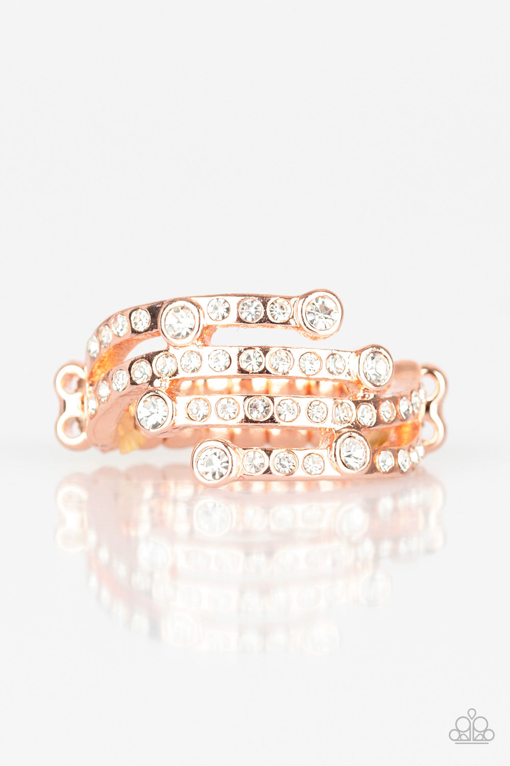 Paparazzi Casino Cache Rose Gold Ring