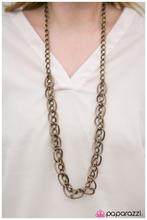 Load image into Gallery viewer, Paparazzi - CHAINS of Command - Brass Necklace
