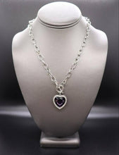 Load image into Gallery viewer, Paparazzi - Check Your Heart Rate Purple Necklace - Exclusive
