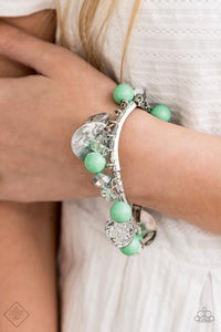 Charming Treasure Green Bracelet