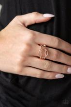 Load image into Gallery viewer, Paparazzi City Center Chic Rose Gold Ring
