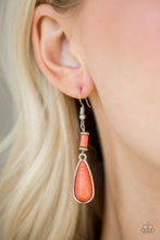 Load image into Gallery viewer, Paparazzi Courageous Canyon Orange Stone Earrings
