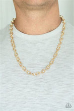 Load image into Gallery viewer, Paparazzi Courtside Seats Gold Chain Necklace
