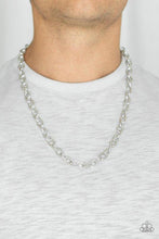 Load image into Gallery viewer, Paparazzi Courtside Seats Men&#39;s Silver Chain Necklace
