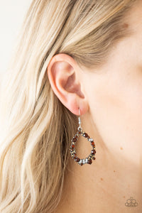 Paparazzi Crushing Couture Earrings Multicolor Earrings