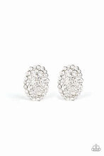 Load image into Gallery viewer, Daring Dazzle White Rhinestone Post Earrings Paparazzi
