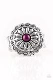 Load image into Gallery viewer, Paparazzi Daringly Daisy Purple Ring
