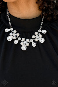 Fashion Fix Fiercely 5th Avenue - Demurely Debutante White Necklace - NWT068