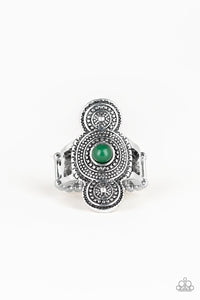 Desert Mandalas Green Ring