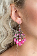 Load image into Gallery viewer, Paparazzi Dip It Glow Pink Earrings
