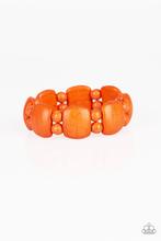 Load image into Gallery viewer, Paparazzi - Don&#39;t Be So Nomadic - Orange Stretch Bracelet
