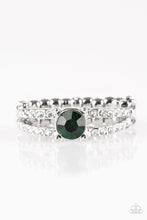 Load image into Gallery viewer, Dream Sparkle Green Rhinestone Ring
