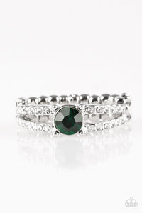 Dream Sparkle Green Rhinestone Ring