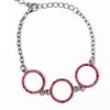 Load image into Gallery viewer, Starlit Social Red Necklace, Dress the Part Bracelet, Noble Nova Ring- Red Gunmetal Jewelry Set 19
