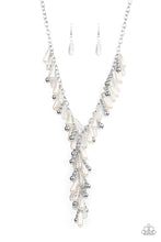 Load image into Gallery viewer, Paparazzi - Dripping with Diva-titude White Pearl Necklace - Life of the Party April 2021
