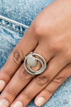 Load image into Gallery viewer, Edgy Eclipse Silver Ring Fashion Fix
