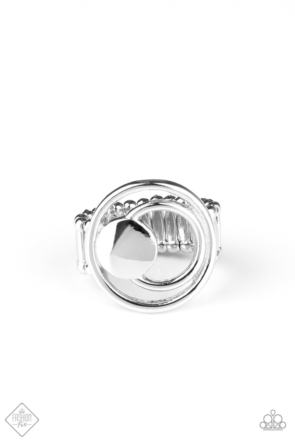 Edgy Eclipse Silver Ring Fashion Fix