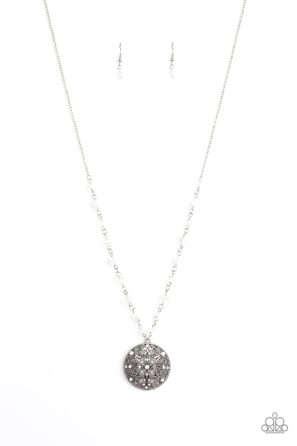 Paparazzi - Everyday Enchantment-  Long White Necklace