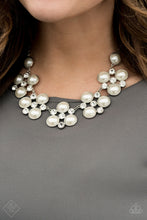 Load image into Gallery viewer, Fashion Fix Fiercely 5th Avenue - Night at the Symphony White Necklace - Apr 2020
