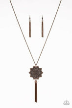 Load image into Gallery viewer, From Sunup to Sundown Brass Necklace
