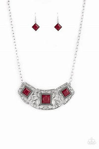 Feeling Inde-PENDANT Necklace -Pink, Purple, Red, Yellow