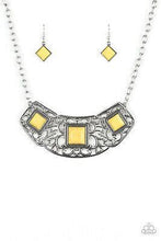 Load image into Gallery viewer, Feeling Inde-pendence Yellow Necklace and Vividly Vintage Yellow Bracelet - Jewelry Set 10
